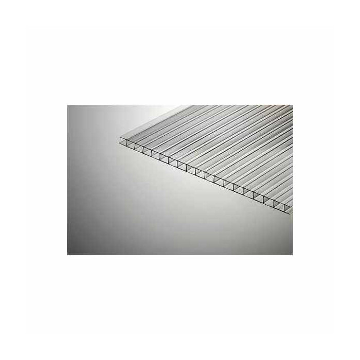 Сотовый поликарбонат 4 мм КОЛИБРИ прозрачный 2100х12000 мм